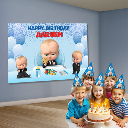 Boss Baby Theme Movie Backdrop My Store
