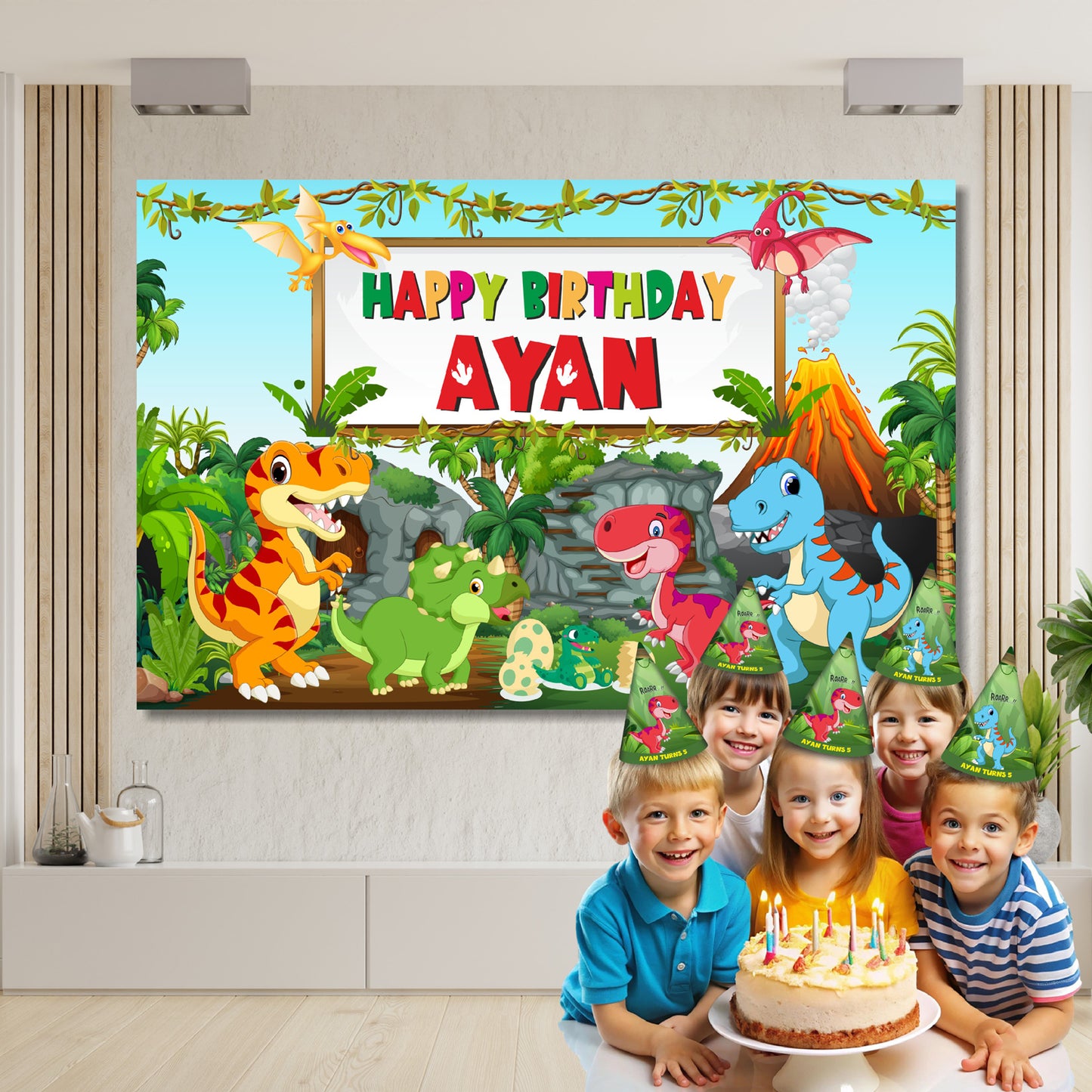 Dino Theme Classic  Backdrop