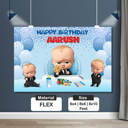 Boss Baby Theme Movie Backdrop My Store