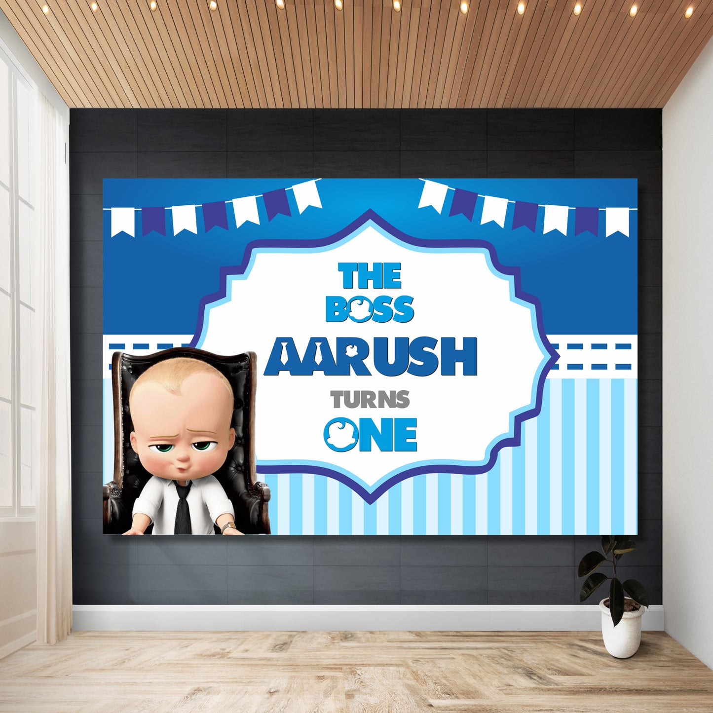 Boss Baby Theme Backdrop
