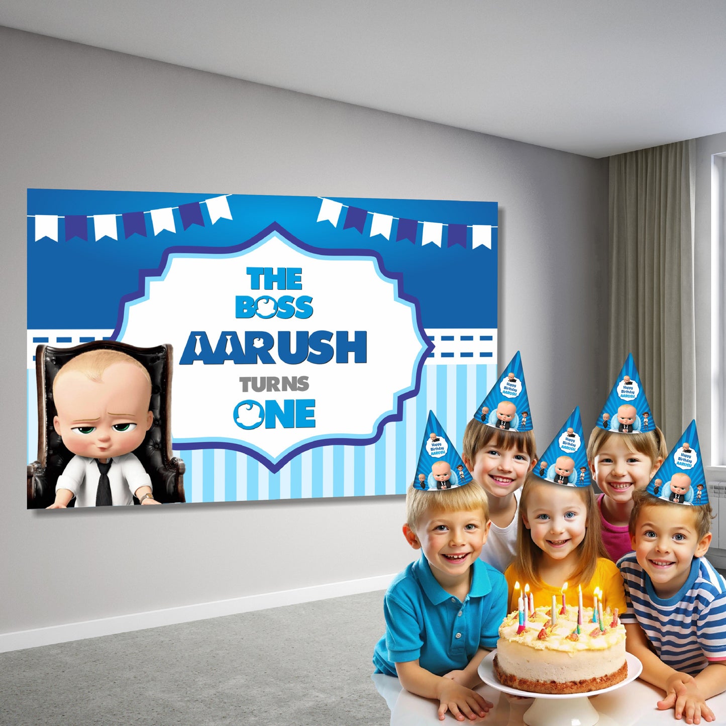 Boss Baby Theme Backdrop