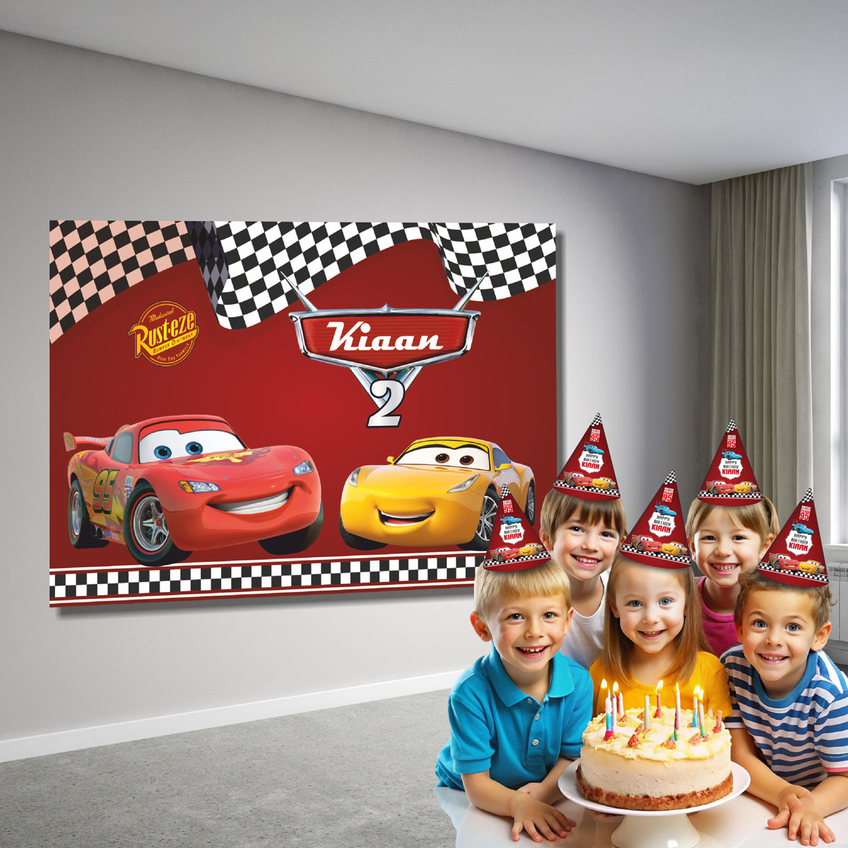 McQeen  Theme Backdrop