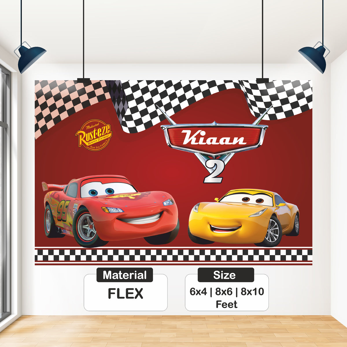 McQeen  Theme Backdrop