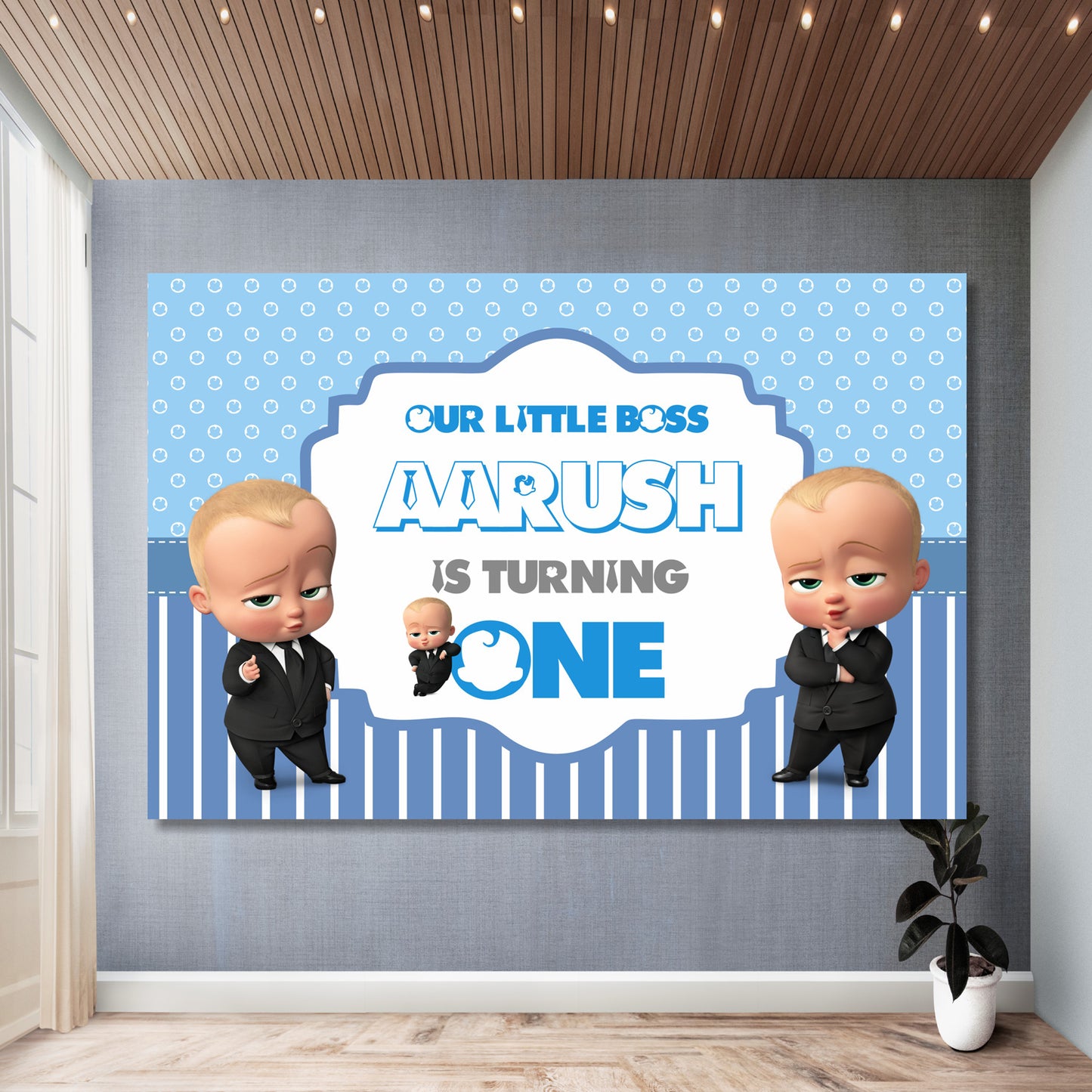 Boss Baby Customized Backdrop