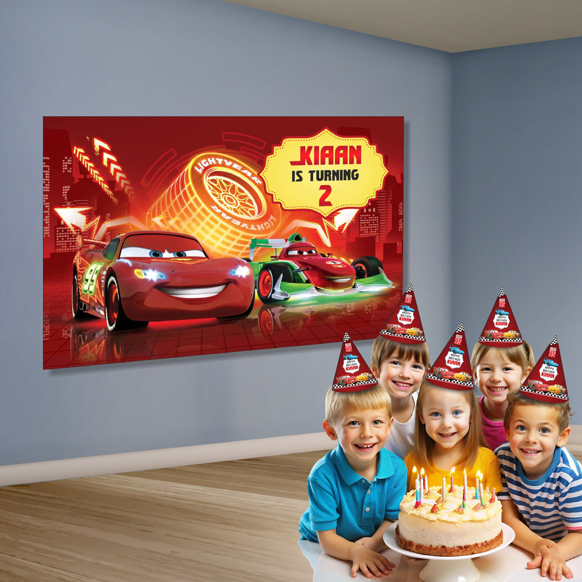 McQeen Theme Customized Backdrop