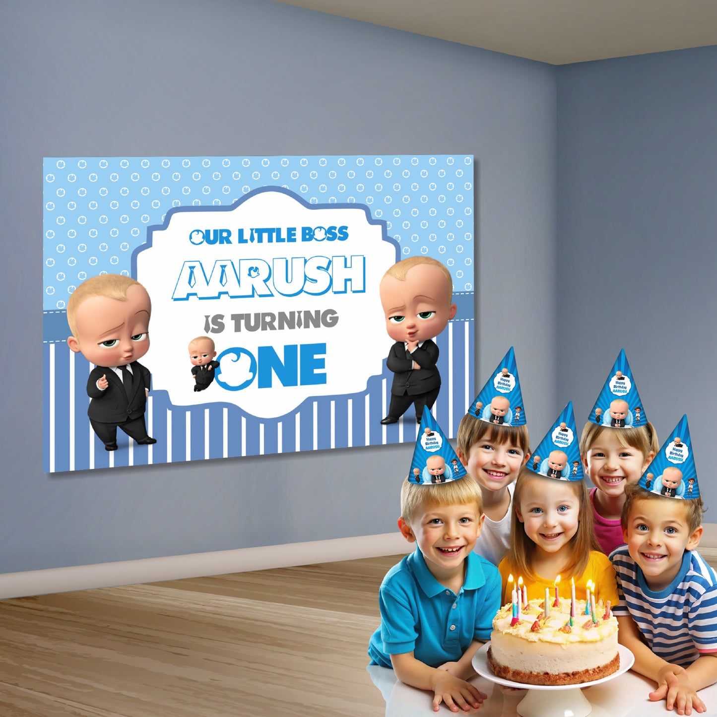 Boss Baby Customized Backdrop