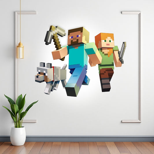Minecraft Theme Cutout - BP 02