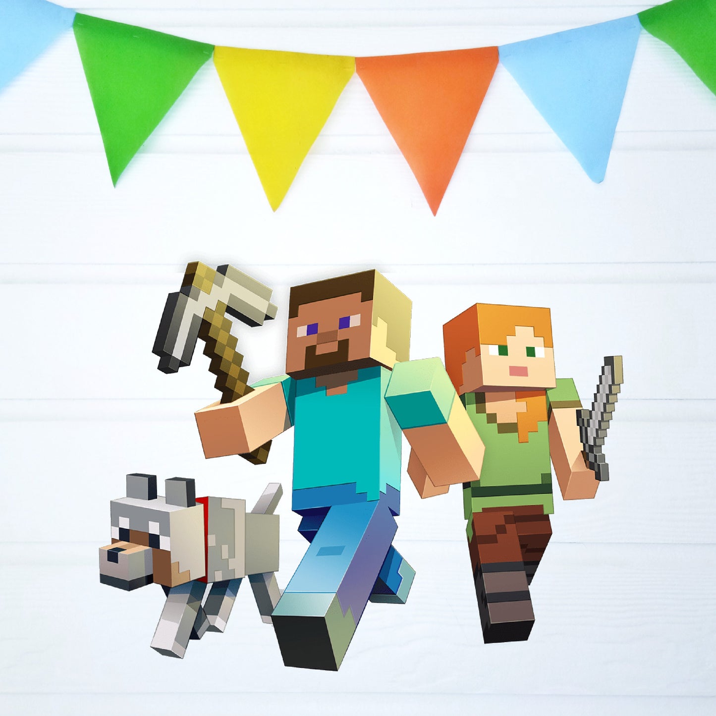Minecraft Theme Cutout - BP 02