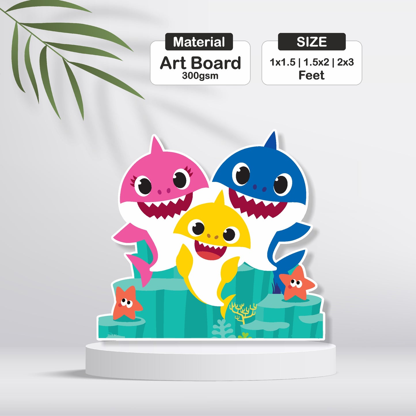 Baby Shark Theme Cutout - BP 01