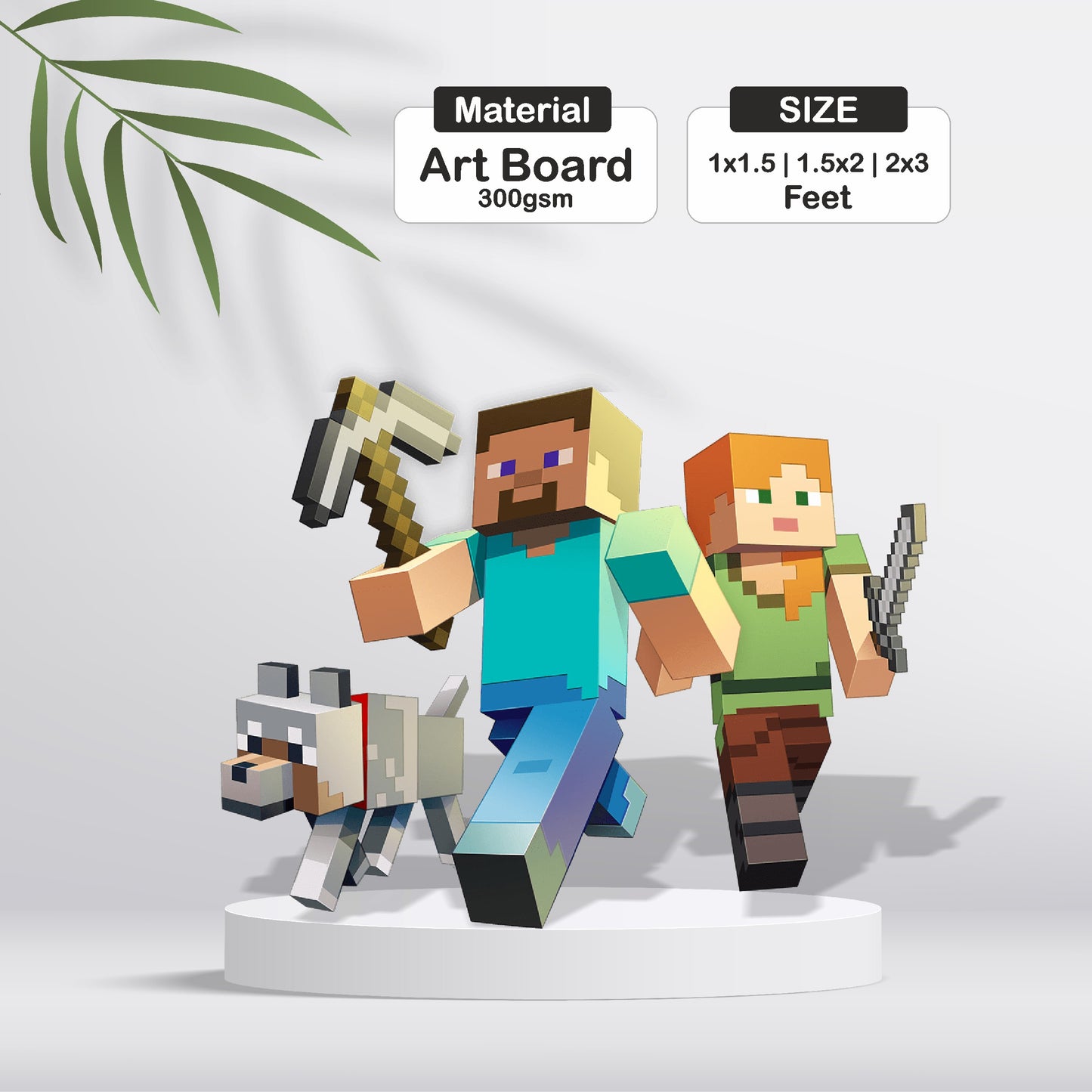 Minecraft Theme Cutout - BP 02
