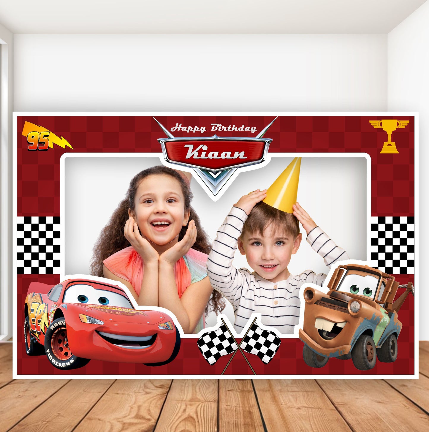 McQeen Car Theme Photobooth