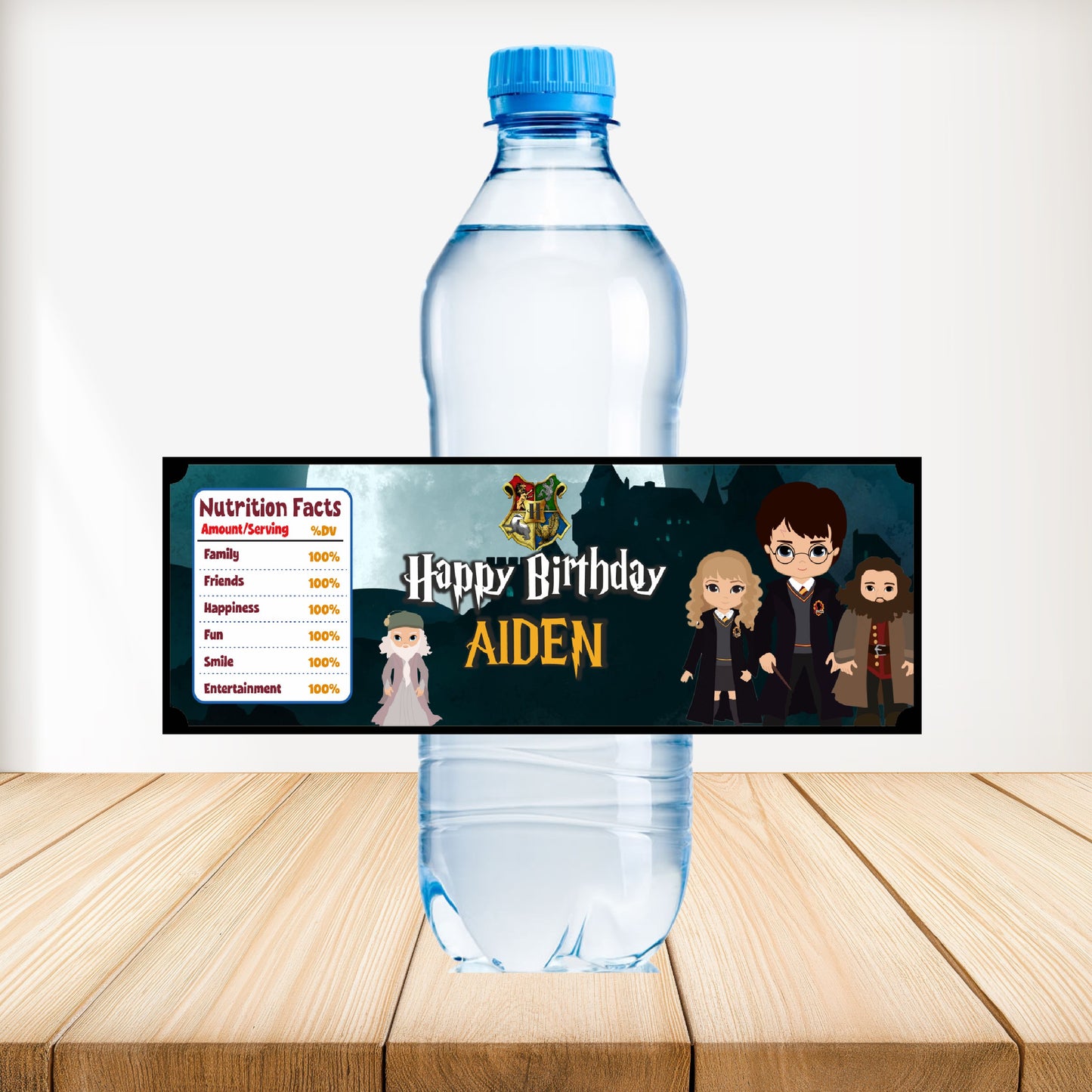 Harry Potter Theme Water Bottle Sticker