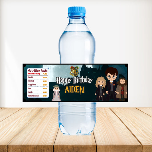 Harry Potter Theme Water Bottle Sticker