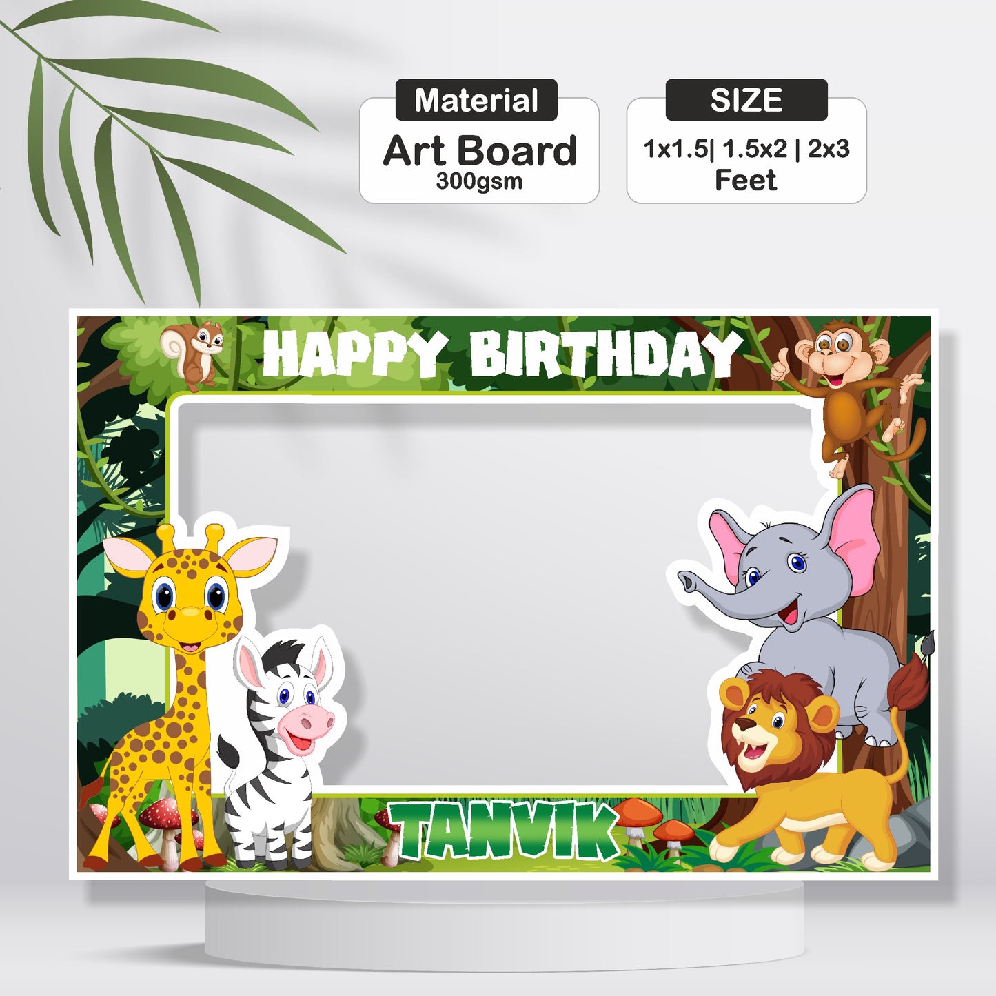 Jungle Theme Photobooth