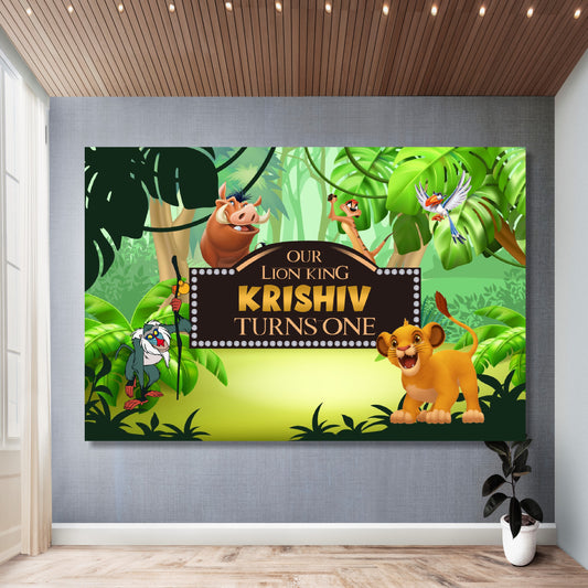 Lion King Theme Backdrop