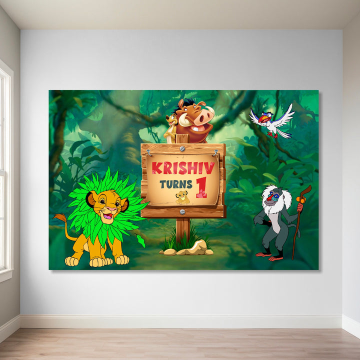Lion King Theme Classic Backdrop My Store