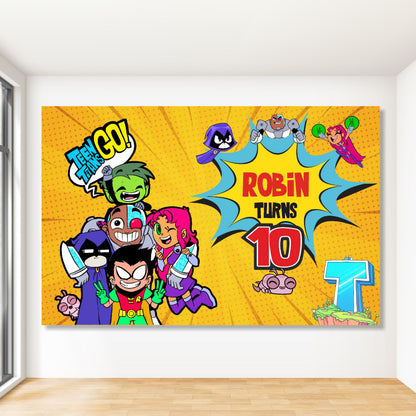 Teen Titans Theme Classic Backdrop