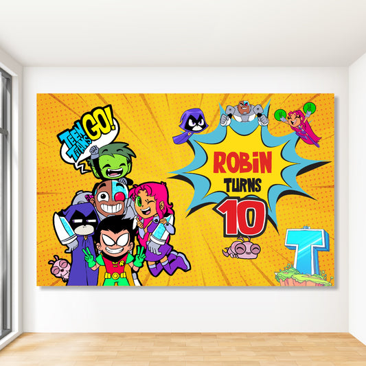 Teen Titans Theme Classic Backdrop
