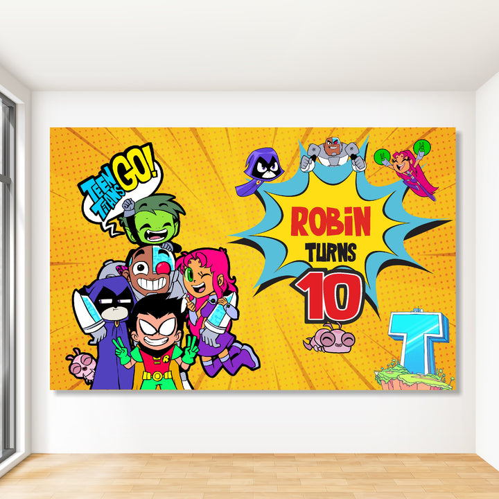 Teen Titans Theme Classic Backdrop