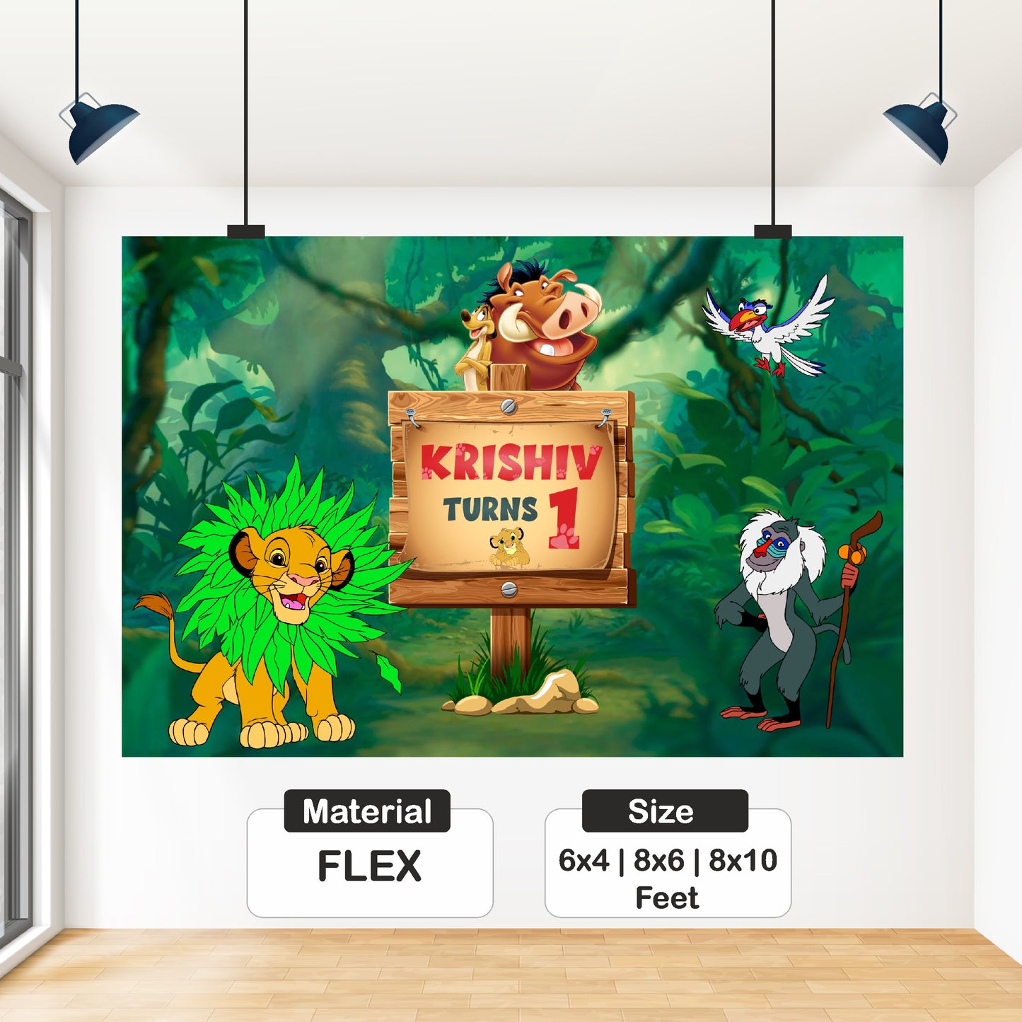 Lion King Theme Classic Backdrop