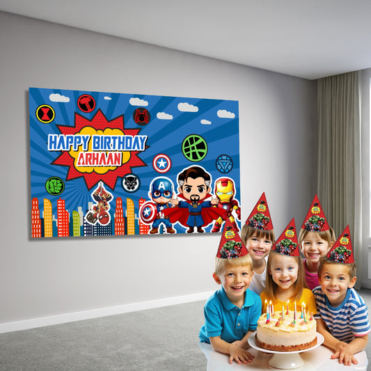 Avengers Theme Classic-1 Backdrop