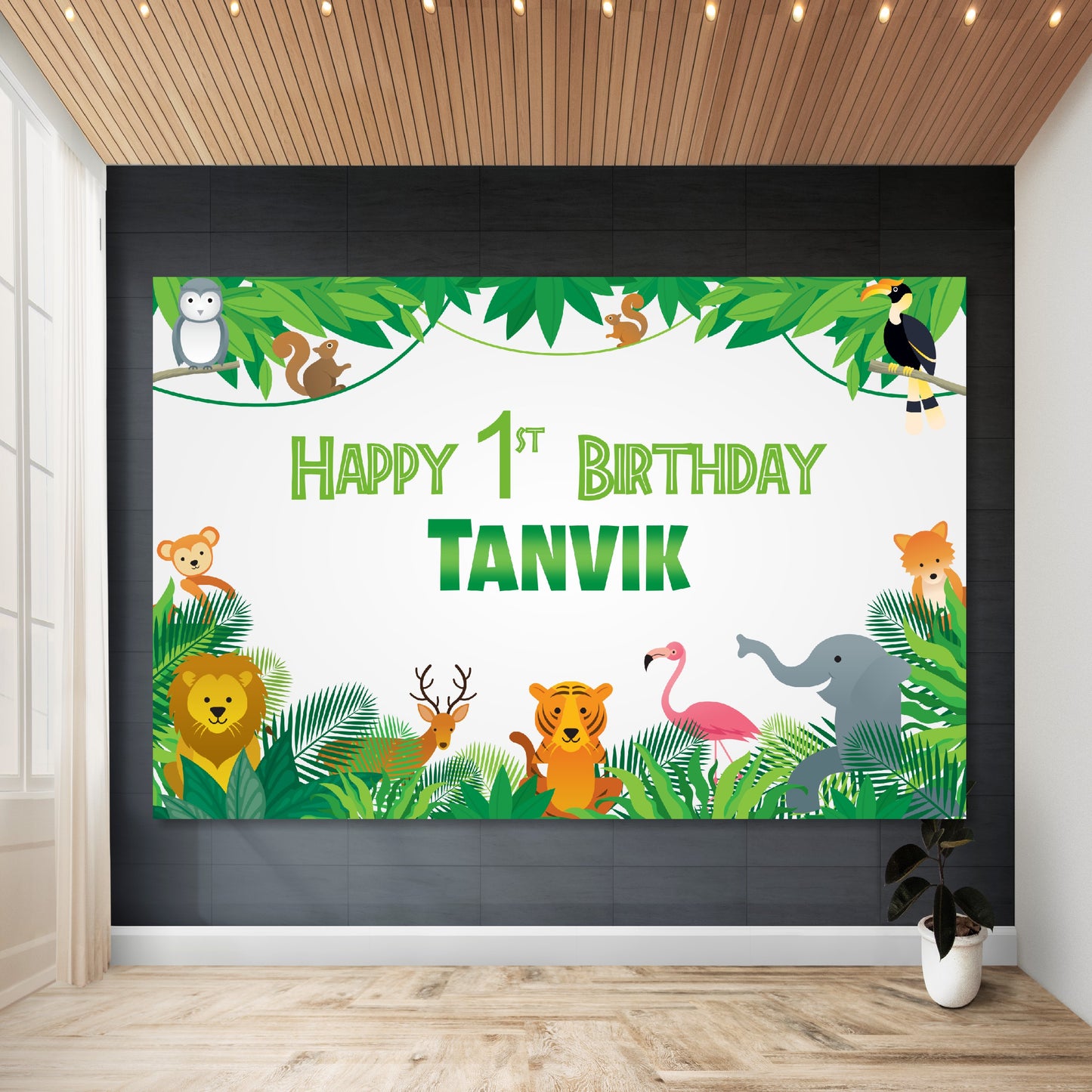 Jungle Theme Backdrop