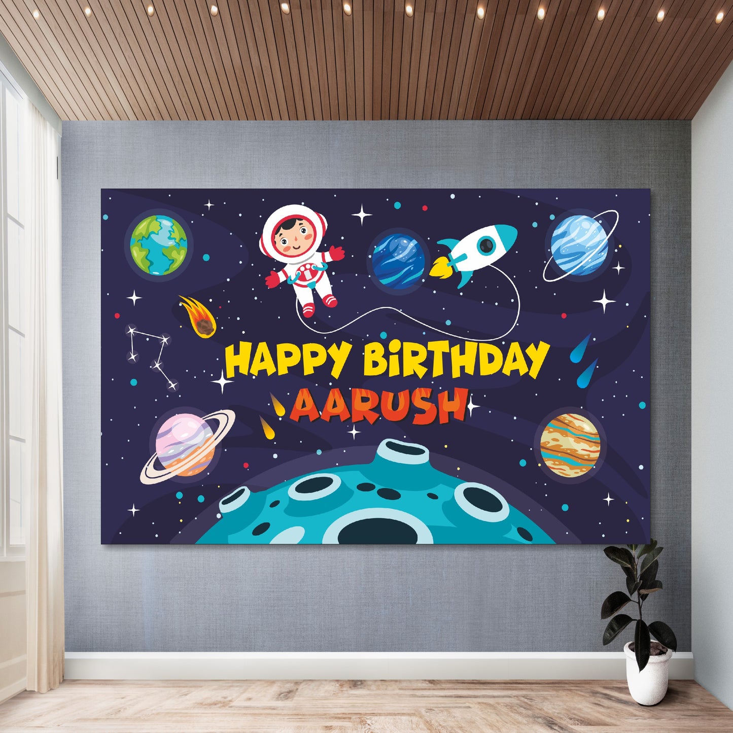 Space Theme Backdrop