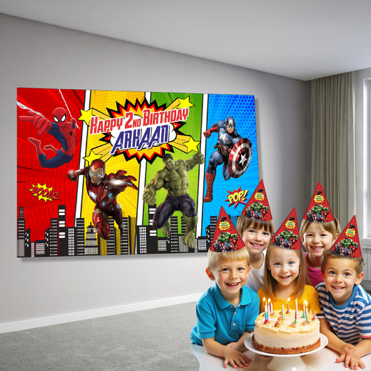 Avengers Theme Backdrop