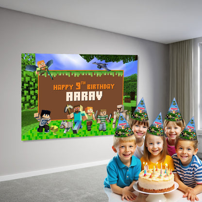 Minecraft Theme Backdrop