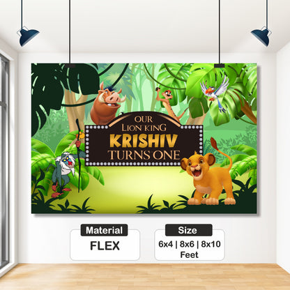 Lion King Theme Backdrop My Store