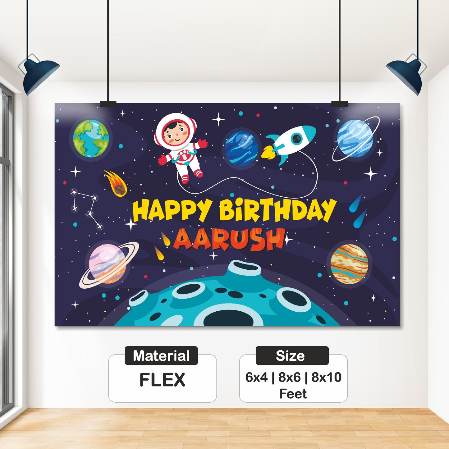 Space Theme Backdrop