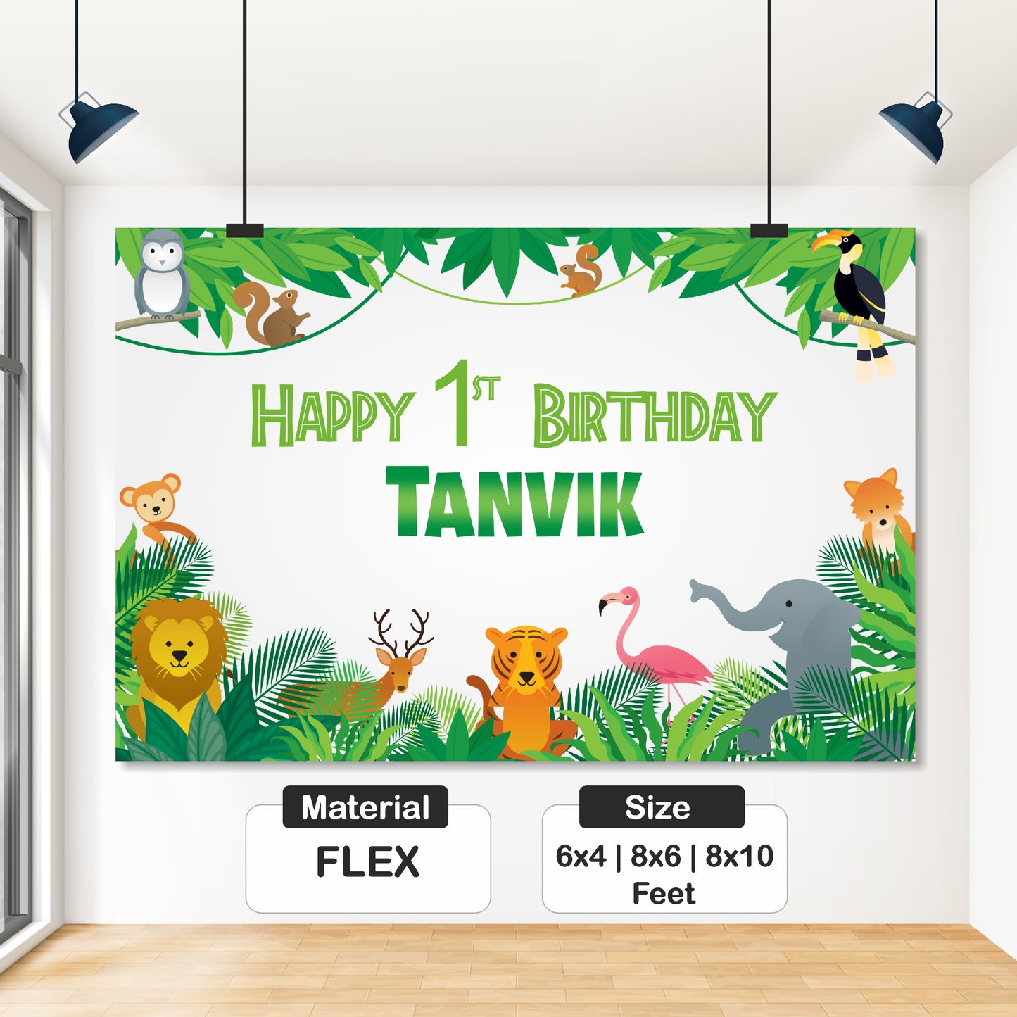 Jungle Theme Backdrop