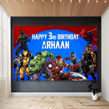 Avengers Theme Classic-3 Backdrop