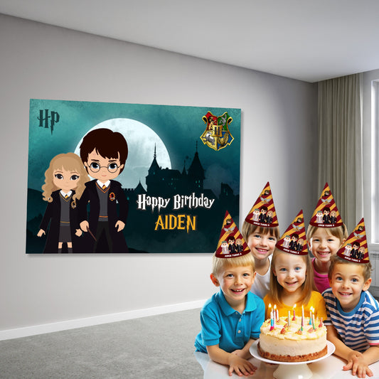 Harry Potter Theme Customized Backdrop