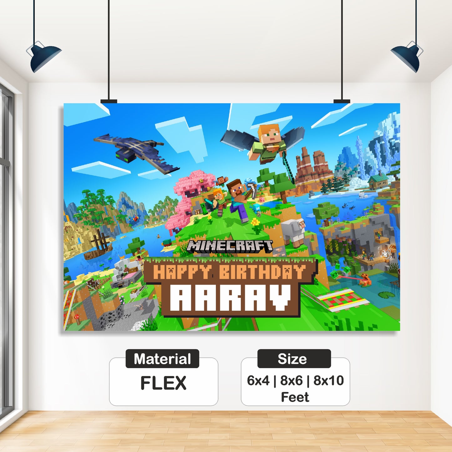 Minecraft Theme Classic-1 Backdrop