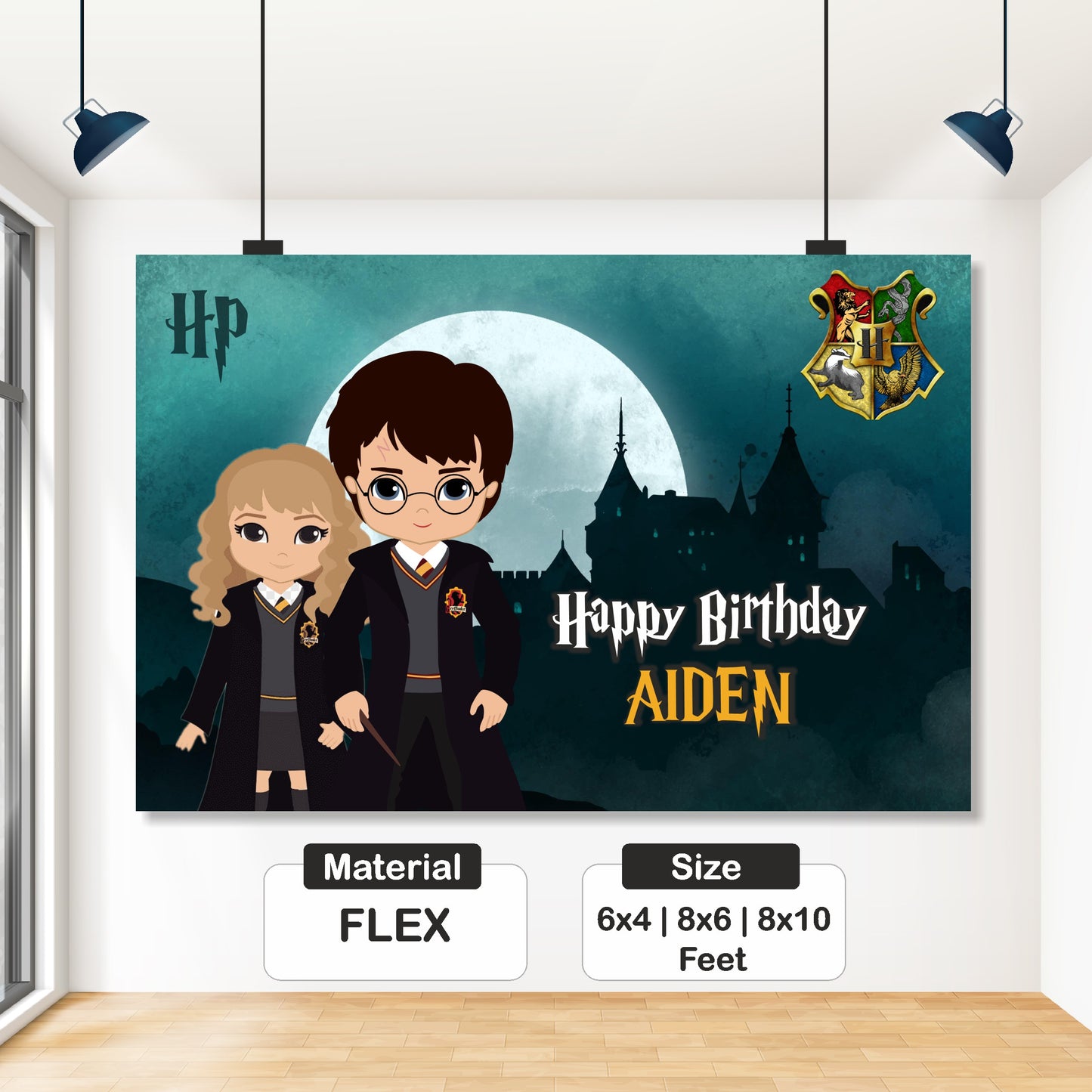 Harry Potter Theme Customized Backdrop