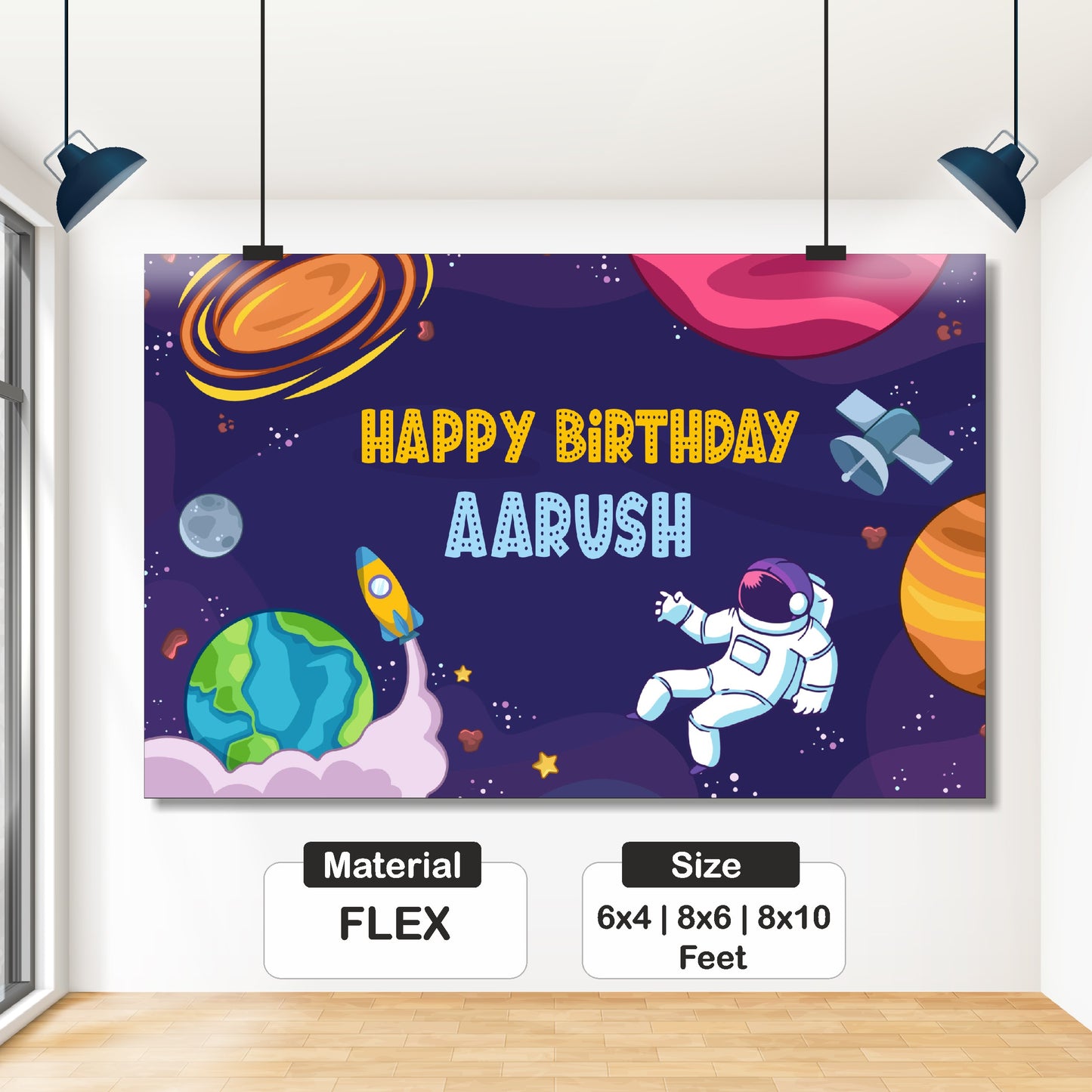 Space Theme Classic Backdrop