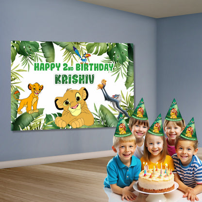 Lion King Theme Customized Backdrop My Store