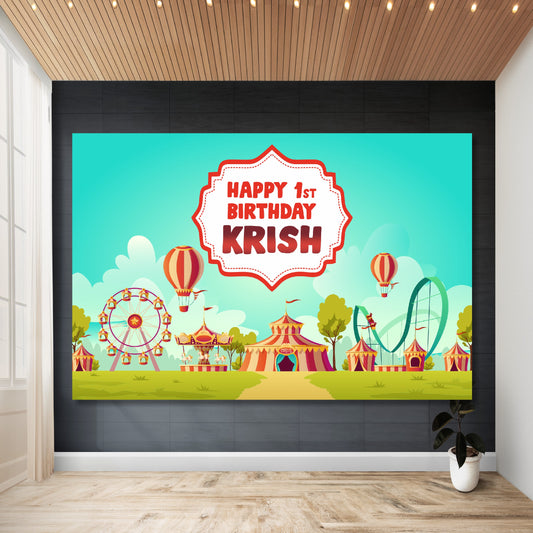 Carnival Theme Customized Backdrop