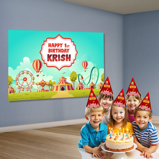 Carnival Theme Customized Backdrop