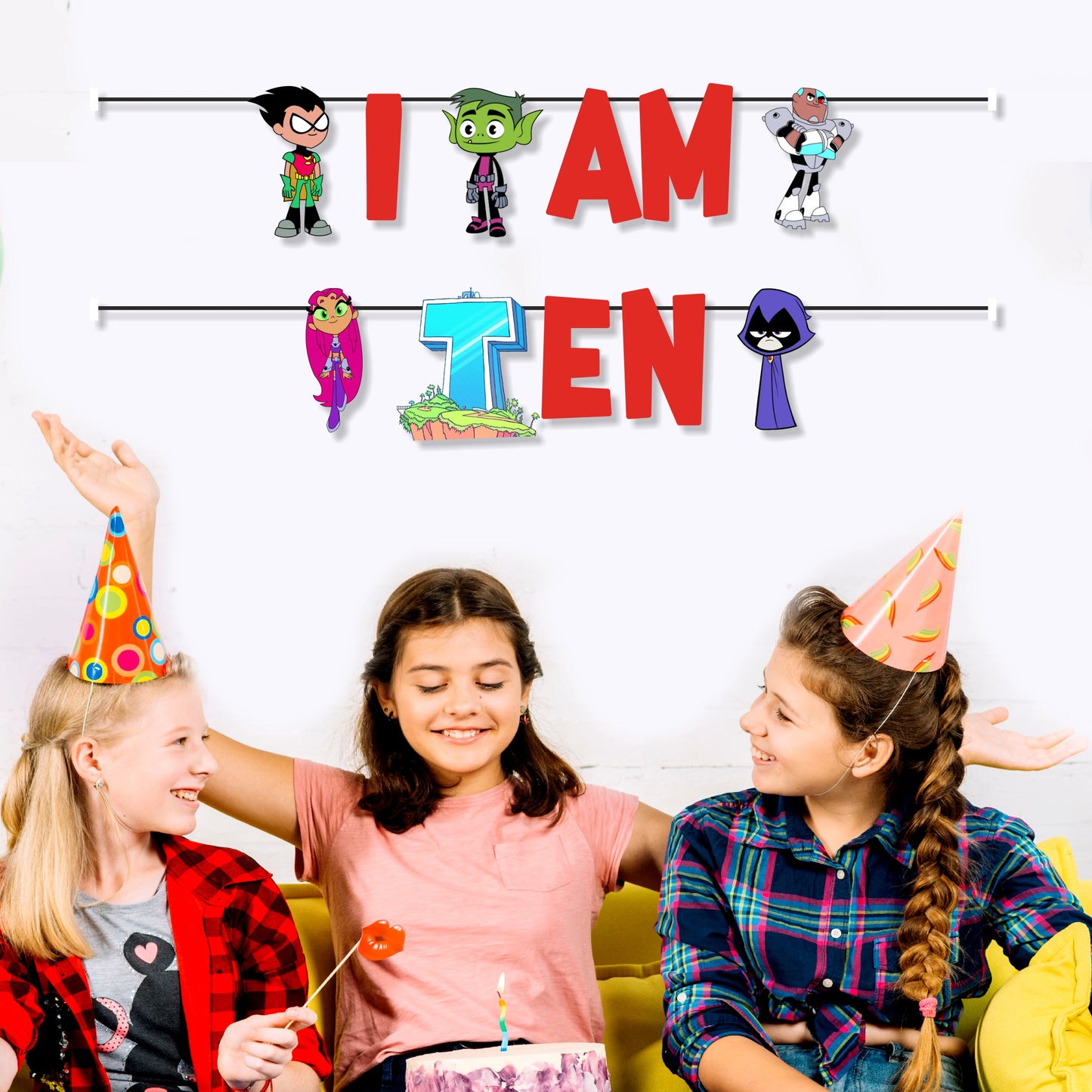 Teen Titans Theme Age Bunting
