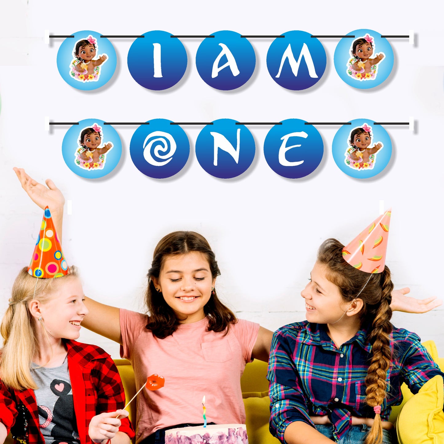 Moana Theme Age Bunting