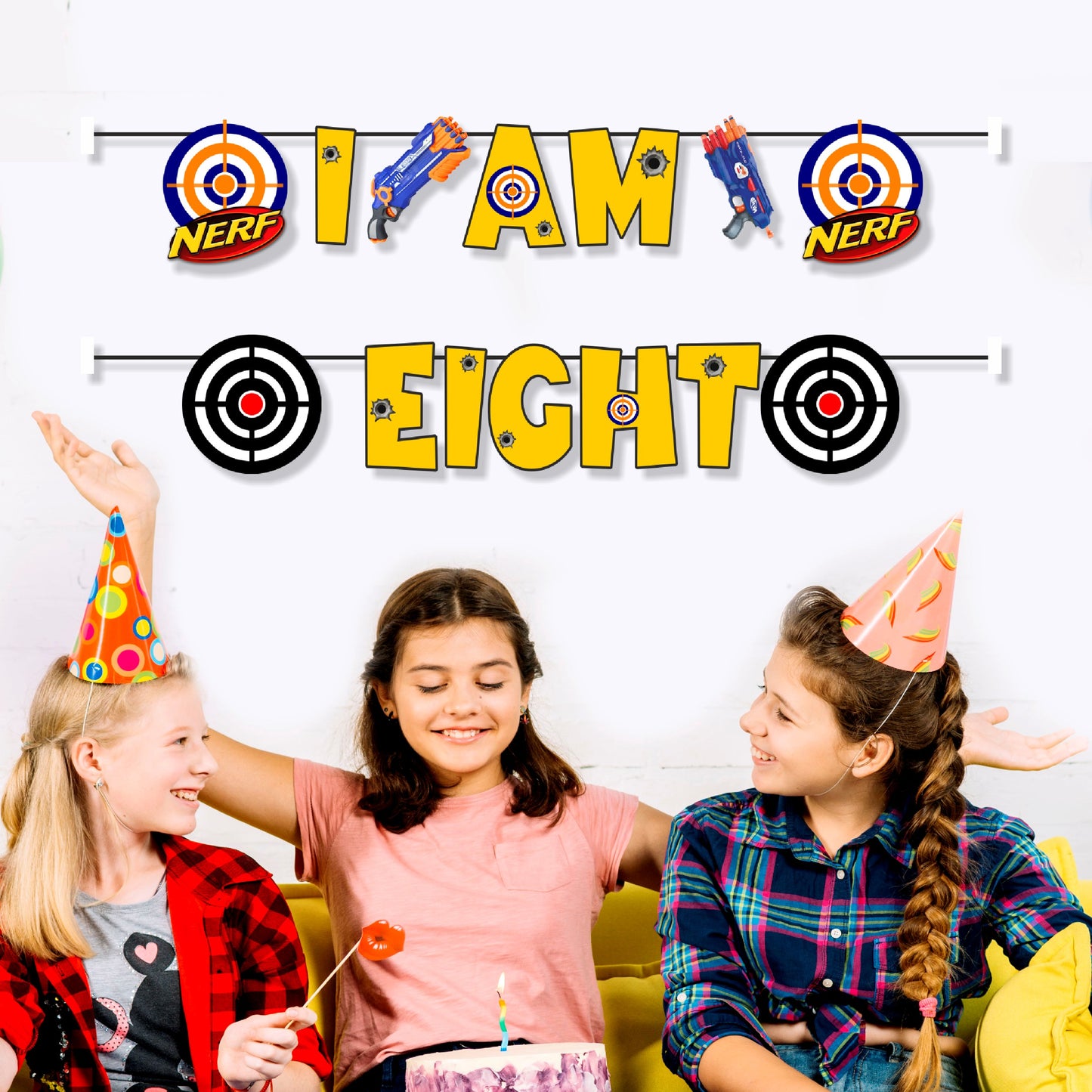 Nerf Gun Theme Age Bunting