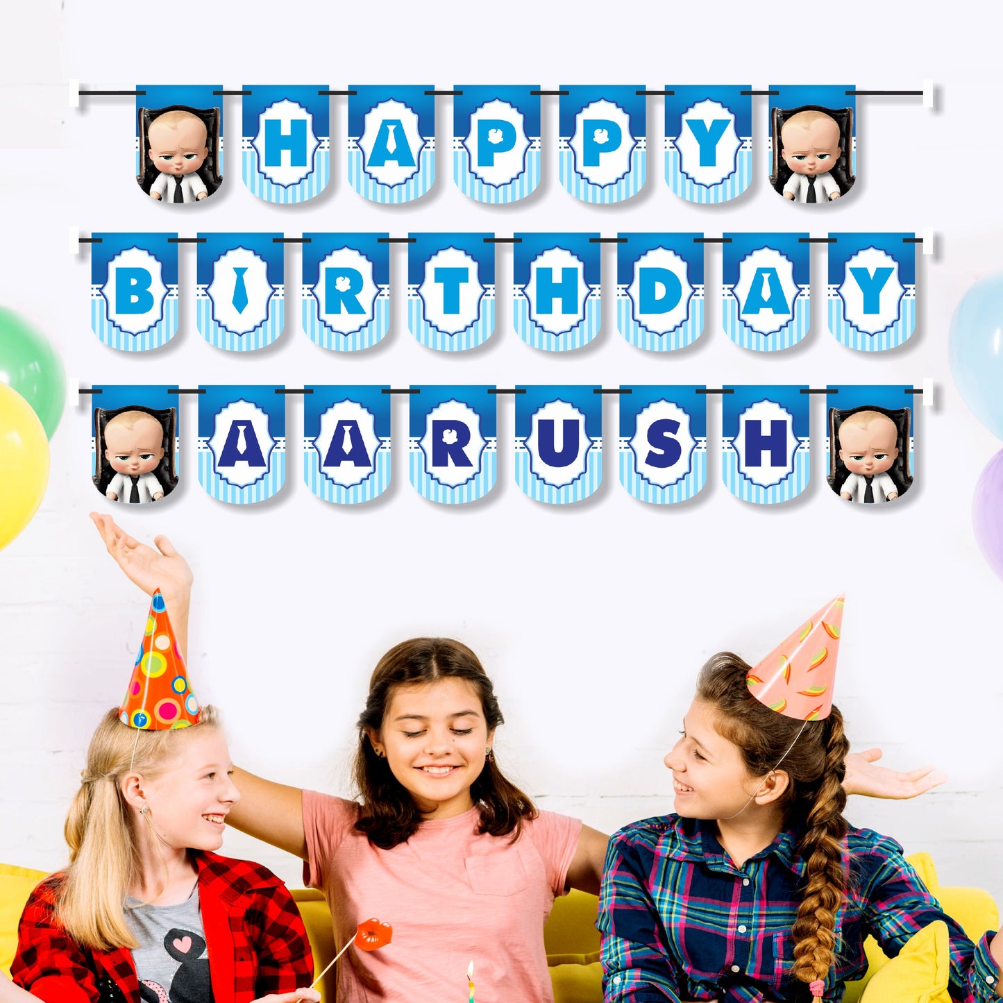 Boss Baby Theme Bunting