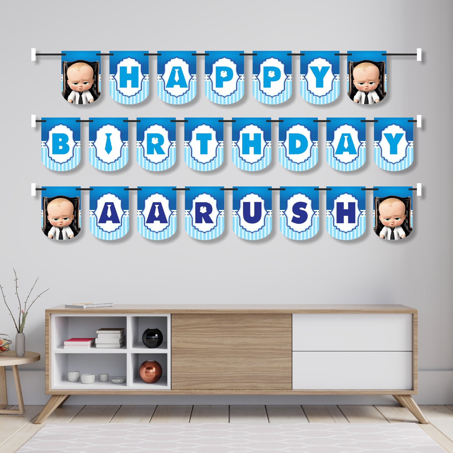 Boss Baby Theme Bunting