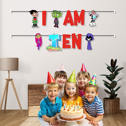 Teen Titans Theme Age Bunting