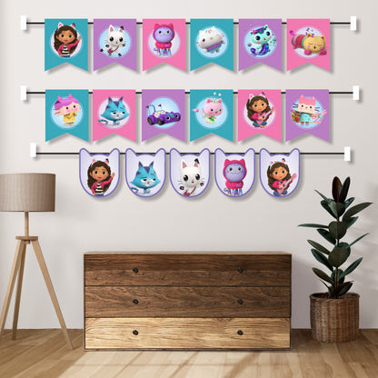 Gabby’s Dollhouse Theme Character Bunting My Store