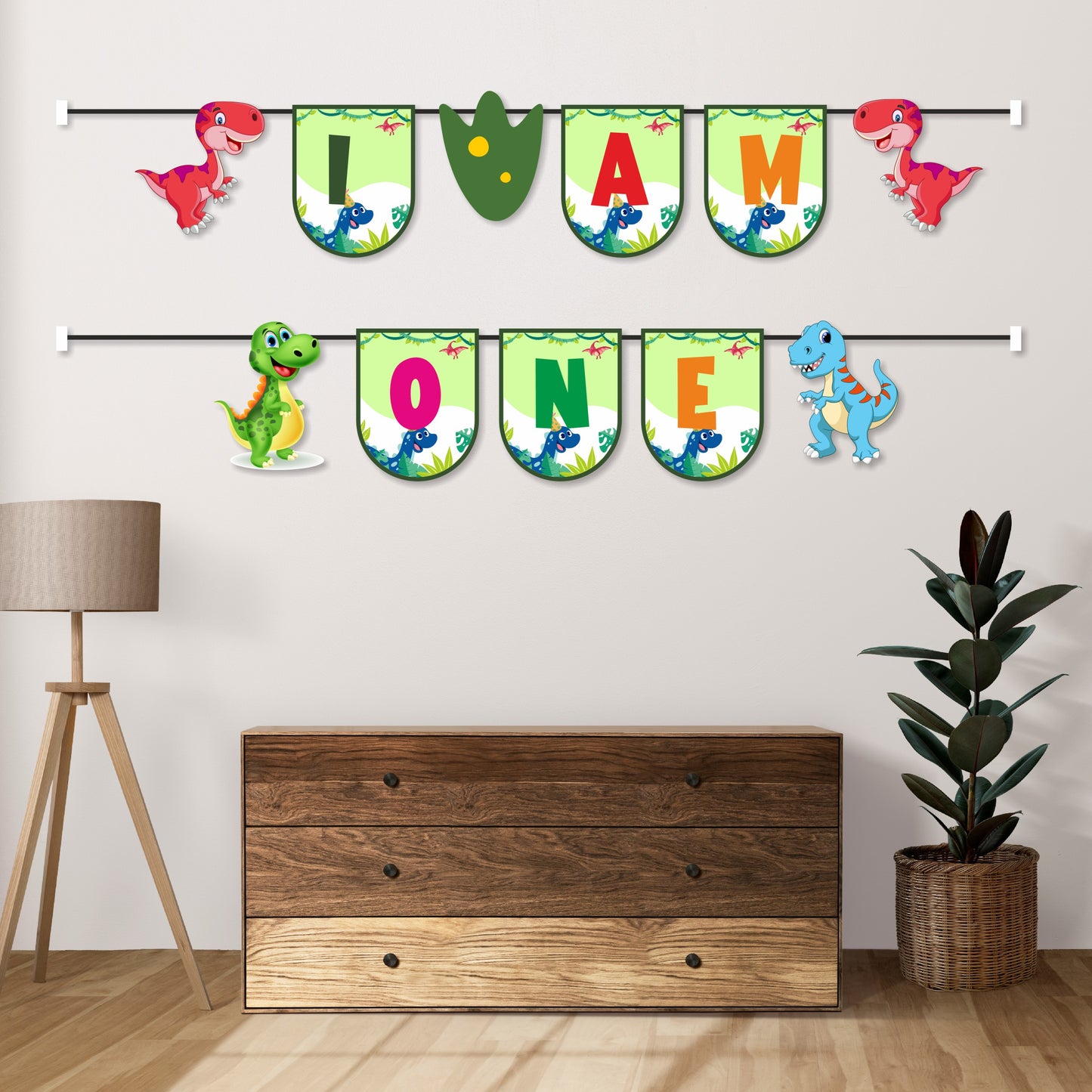 Dino Theme Age Bunting