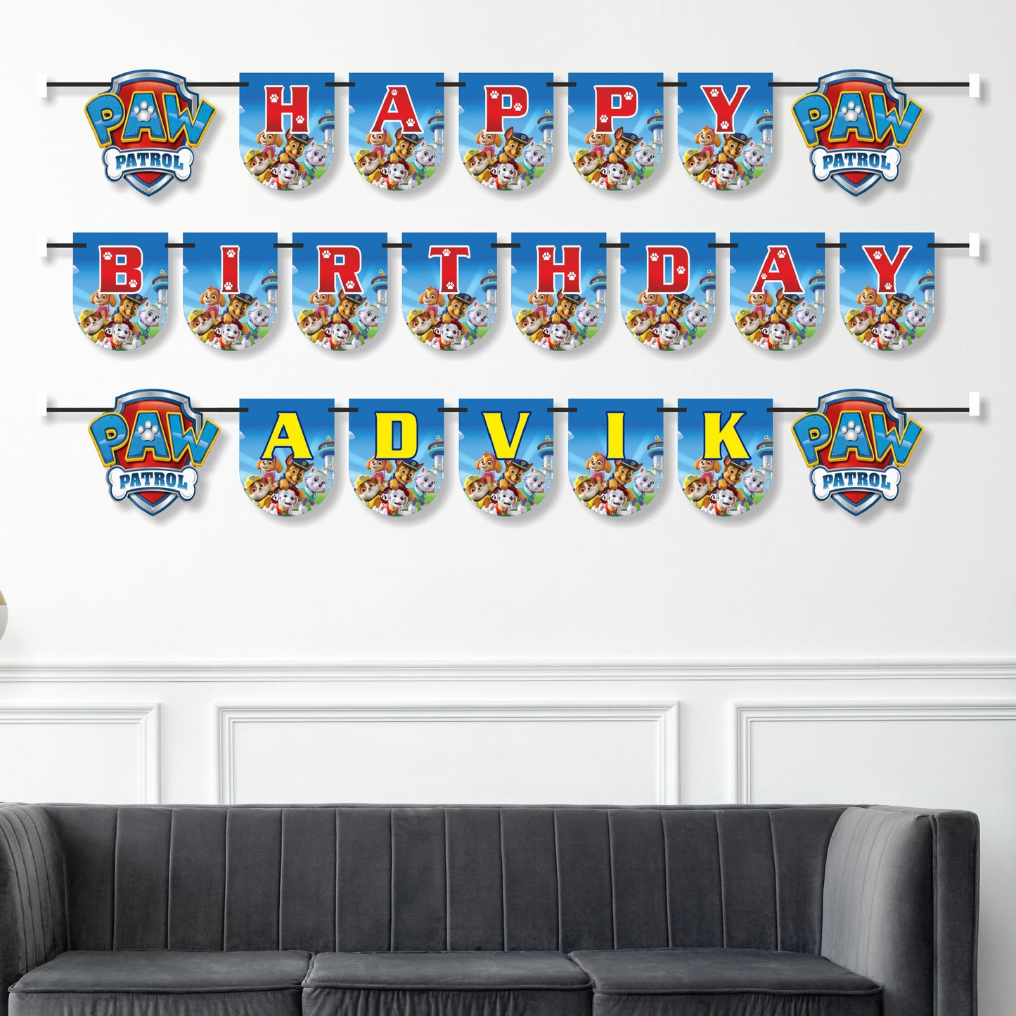 Paw Patrol Theme Classic Bunting