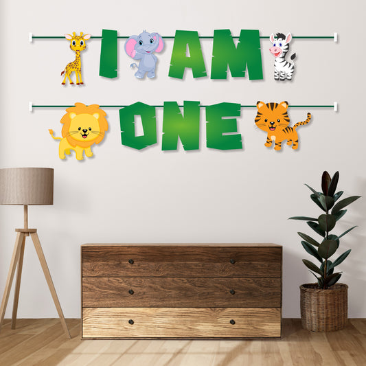 Jungle Theme Age Bunting